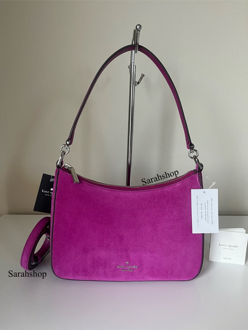 ♠️Kate Spade Margot Suede Medium Shoulder Bag